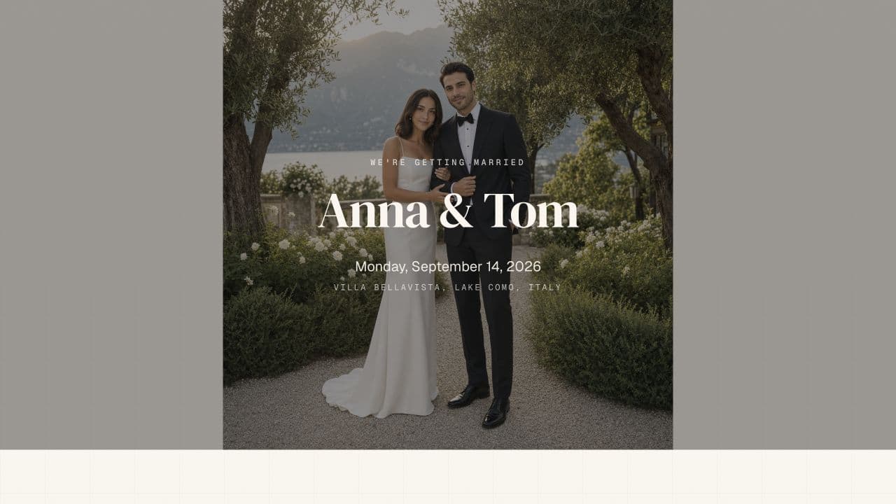 Anna & Tom · Lake Como